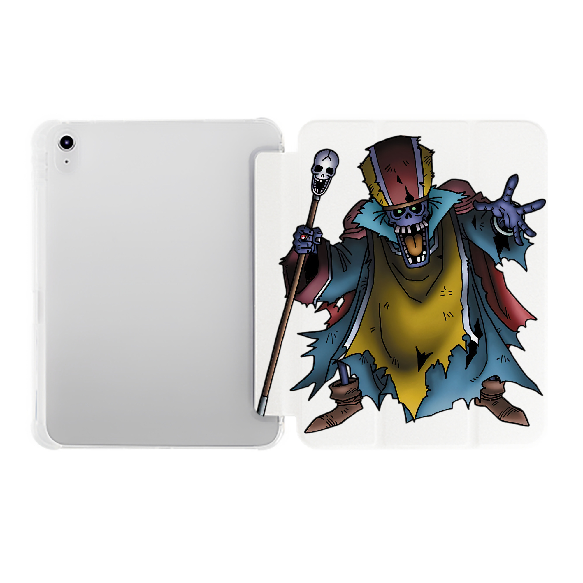（画像用） ドラゴンクエスト Doragon Kuesuto Dragon Quest IPad ケース ペン収納付き 三つ折りスタンド PUレザー×シリコン 対応機種9.5/10.5/10.9インチ